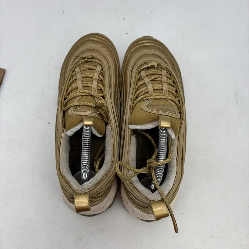 Nike Air Max 97 OG QS Metallic Gold 2017 Womens 10 Lace Up y2k 884421700